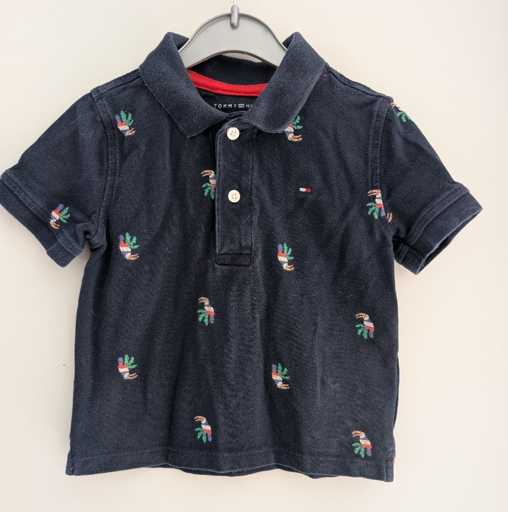 Tommy Hilfiger Navy Kids Polo Shirt